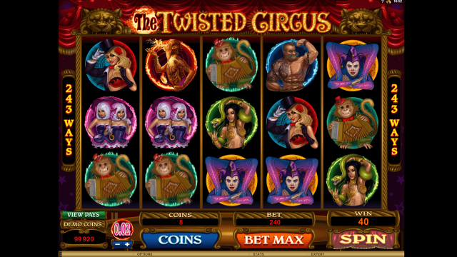 Бонусная игра The Twisted Circus 6