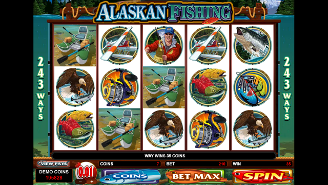 Бонусная игра Alaskan Fishing 4